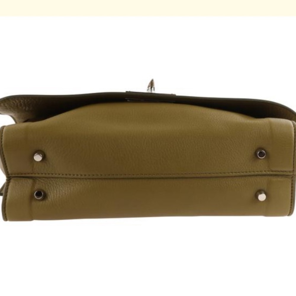 Givenchy Olive Leather Convertible Satchel - Picture 4 of 8